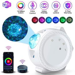 WIFI Remote Projector Star Starry Sky Night Light Ocean Wave Sky Projector Water Wave Night Lamp Sky Laser Galaxy Projector1991473