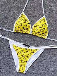 Женские купальные костюмы 2024SS Дизайнер -дизайнерские купальники Сексуальные купальники летние модные бикини просты