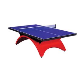 Novo estilo à prova d'água material SMC preço de fábrica mesas de tênis de mesa de alta qualidade ao ar livre mesa de pingue-pongue com perna de arco-íris
