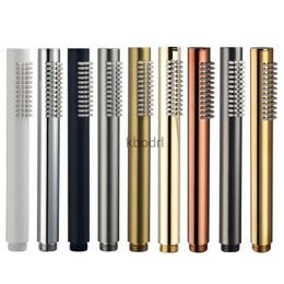 Bathroom Shower Heads Brass Handheld Head Brushed Golden Hand Held Sprayer Nickel Bath Sprinkler Matte Black Rose Gold Handshower Chrome YQ240126