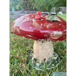 Garden Decorations Mushroom Solar Light Garden Decoration Drop Delivery Home Garden Patio, Lawn Garden Ottck