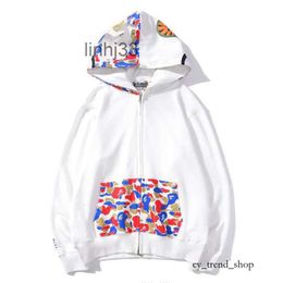 Men's Hoodies Sweatshirts Bapeta Shark Hoodie Designer Men Women Sweetwear Jacket Mouth Pattern Camouflage Print for Male Clothing Bape 307rs5231R