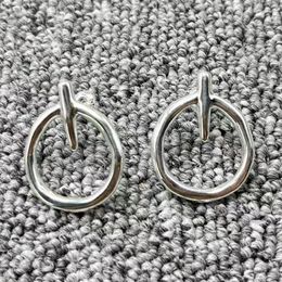 Stud Earrings 2024 UNOde50 Exquisite Fashion Electroplating 925 Silver Gold Needle Festival Jewellery Gifts