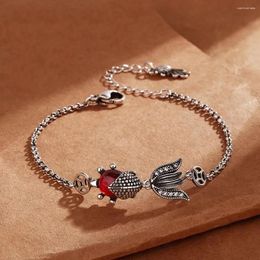 Link Bracelets Hip Hop Style Cute Women Personalized Outdated Craftsmanship Fashionable Women's Handicrafts Wholesale