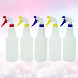 Storage Bottles 750ml Spray Leak Proof With Commercial Trigger Sprayer Handheld For Cleaning Product 5pcs