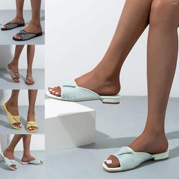 Sandals Women'S Beach Hollow Casual Slippers Flat Shoes Retro For Women Wide Width Go Walk