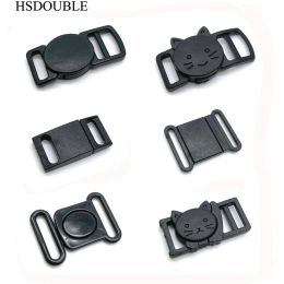 Earrings Black Release Bra Buckles Round Plastic Safety Breakaway for Pets Collar Paracord Bracelet