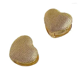 Stud Earrings Korean Style Trendy High-end Love Double Sided A Pair Of Fashion Leading Ear For Women's Jewellery