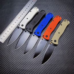 BM Brand Folding Knife Stainless Steel Hunting Knifes Survival Pocket Knives Multi function Outdoor Cutlery Camping Blades Tactical Sharpen Cutter