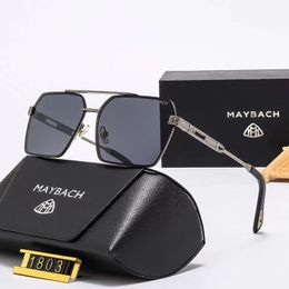 Maybachs 1803 sunglasses high quality metal frame designer glasses European and American luxury UV400 protective sunglasses With Box