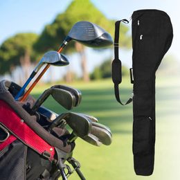 Nylon Golf Bags Scratch Resistant Waterproof Golf Storage Pouch with Zipper Large Capacity Durable Portable Sporting Accessories 240119