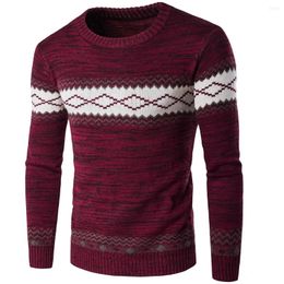 Men's Sweaters Autumn Winter Casual Pullovers 2024 Men Navy Long Sleeve Knitted Sweater High Quality Homme Warm Knitwear