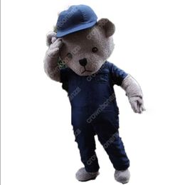 High Quality Custom Fur Teddy Bear Mascot Costume Cartoon Character Outfit Suit Xmas Outdoor Party Festival Dress Promotional Advertising Clothings