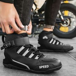 Motorcyclist Summer Breathable Mens Motorcross Boots Wear-resisting Moto Touring Riding Shoes Motorcycle Equipment