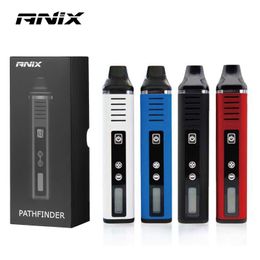 Original ANIX PATHFINDER II Dry Herb Vaporizer 2200mah Temperature Control LCD Screen Pathfinder V2/2 Herbal Vape Pen Kits