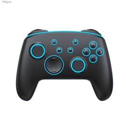 Game Controllers Joysticks KS11 For Switch Wireless Controller Pro PC Joystick Gamepad With Back Keys RGB Light Motor Compatible Switch Steam YQ240126
