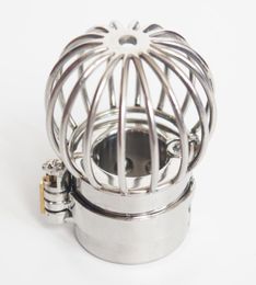 Testicles Cage Stainless Steel Ball Stretchers Scrotum Stretching Bondage Stealth Lock Device Sex Toys For Men7369768