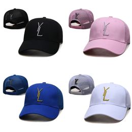 Dome baseball cap luxury fitted hats designers women summer spring breathable outdoor sunshade cappello portable designer cap trendy white fa062