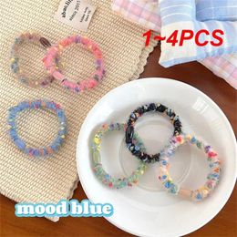 Hair Accessories 1-4PCS Not Tying The Head Lovely Long Knitted Headband Candy Color Trend