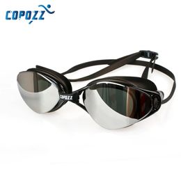 Brand Professional Swimming Goggles Anti-Fog UV Adjustable Plating Men Women Waterproof Silicone Swim Glasses Adult Eyewear 240119