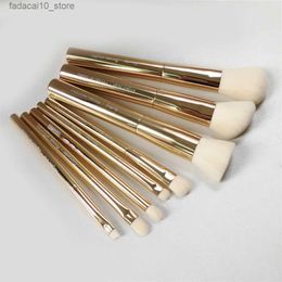 Makeup Brushes SEP + PANTONE UNIVERSE Faux Cashmere Brush Set - 8pcs Gold-Handled Brushes without Pouch - Beauty Makeup Brushes Blender Q240126