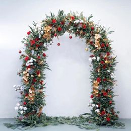 Decorative Flowers Year Decor Christmas Outdoor Decoration Mall Themed Backdrop Decorations For Events Party Supplies