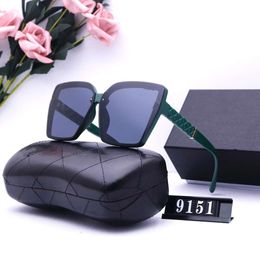 Overseas Sunglasses women's Square tide street shooting Sunglasses Polarising glasses 9151