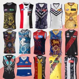 2023 AFL Richmond West Coast geelong cats Australia rugby soccer jerseys Essendon Bombers Melbourne Adelaide St Kilda Saints 22 23 GUERNSEY