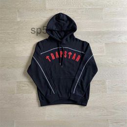 X5ky Men's Hoodies Trapstar Tracksuit Set Arch Panel Red Letters Top Quality Embroidered Hoodie Jogging Pants Uk London High Street QL7U