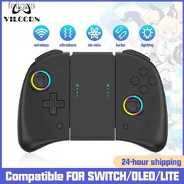 Game Controllers Joysticks VILCORN Wireless Gamepad for Switch/Oled/Lite Gaming Switch Controller Wake up 6-Axis Joypad Custom Design YQ240126