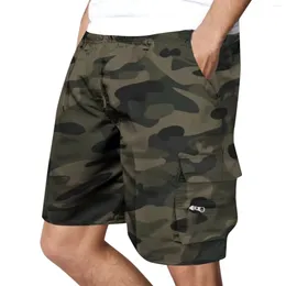 Men's Pants Casual Drawstring Cargo Solid Pocket Zipper Shorts Outdoor Harem Exercise Jogging
