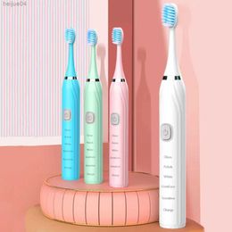 Toothbrush Electric Toothbrush USB Charging Rechargeable Sonic Teeth Whitening Brush Oral Hygiene IPX7 Waterproof Battery Sonic Toothbrush