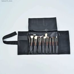 Makeup Brushes 24 Pockets Black Multi-function Makeup Brushes Bag Professional Cosmetic Tools Storage Holder for Brushes dlya kistey organayzer Q240126