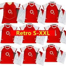 2005 2006 Henry Bergkamp retro soccer jersey kids 2003 2004 05 06 home away van Persie VIEIRA FABREGAS LJUNGBERG classic vintage football shirt