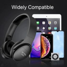 Headphones H1 Pro Bluetooth Headphones HIFI Stereo Wireless Earphone Gaming Headsets Overear Noise Canceling with Mic Support TF Card 2023