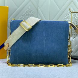 LOCK COUSSIN MM luxury designer women men bag genuine calf leather fashion Chain carry Purse clutch crossbody handbag shoulerbag washbag more colour 26CM