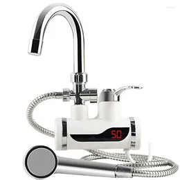 Kitchen Faucets Electric Instant Water Heater Fast Heating With LED Temperature Display Tankless Tap