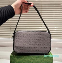 Designer -Flap Camera Bag Women Shoulder Canvs Bags Cowhide Handbag Leather Letter Print Cross Body Bags Zipper Open 2024