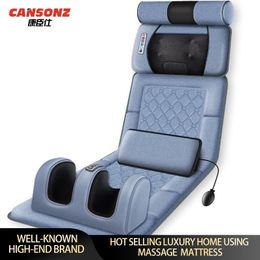 Cansonz Electric Airbag Mattress Massage Household Multifunctional Full Body Massage Cushion Relaxation Heating Massage Mattress 240119