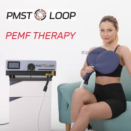 High Powered PEMF Therapy PMST Loop Machine Magnetic Field Therapy for Pain Relief and Good Mental Health with PEMF Mat for Full Body Massage