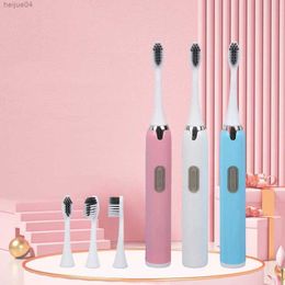 Toothbrush Electric Toothbrushes Household Smart Washable Adult Timer Waterproof Oral Whitening Teeth Brush Replaceable AA Battery Version