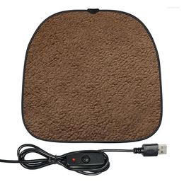 Car Seat Covers Heated Cushion Skin Friendly Breathable Design Anti-slip Silicone Base Pad Resistant Wire Heating Mats