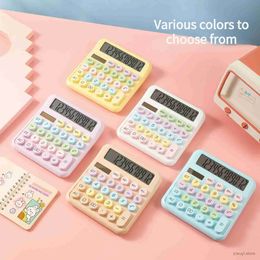 Calculators Simple High-color Student Calculator Mechanical Keyboard Dual Power Supply Large Screen Office Special Computer