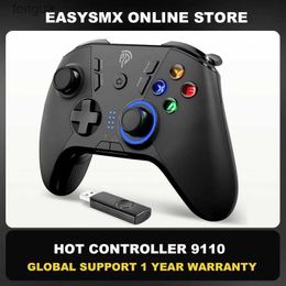 Game Controllers Joysticks EasySMX 9110 2.4G USB Wireless Gamepad Programmable Gaming Controller for PC s3 Android TV TV Box ALs Joystick Black YQ240126