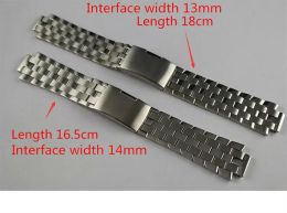 Bracelets 13mm L960.110 T60 14mm L975.110 New Watch Parts Male Solid Stainless Steel Bracelet Strap Watch Bands for T60 L860/960k