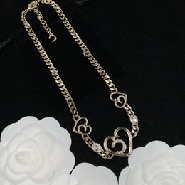 Top Design Love Necklaces Fashion Neckalce For Woman Couple Chains Brass Necklace Wedding Gift Jewelry