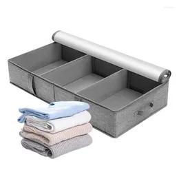 Storage Bags Blanket Organizer Durable Portable Long Containers Under Bed Organization For Clothes Blankets Shoes