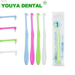 Toothbrush 4pcs Tuft Toothbrush Tufted Brush End-Tuft Interspace Brush Soft Trim Toothbrush Single Tufted Toothbrush Interdental Oral Care