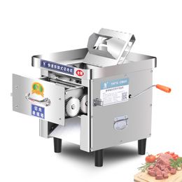 Multi-Function Meat Slicer Machine Commercial Stainless Steel Electric Vegetable Cutter Drawer Meat Cutter Machine 220V