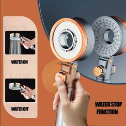 Bathroom Shower Heads Double Sided Head 3 Modes Water Saving Filtration Handheld Showerhead YQ240126